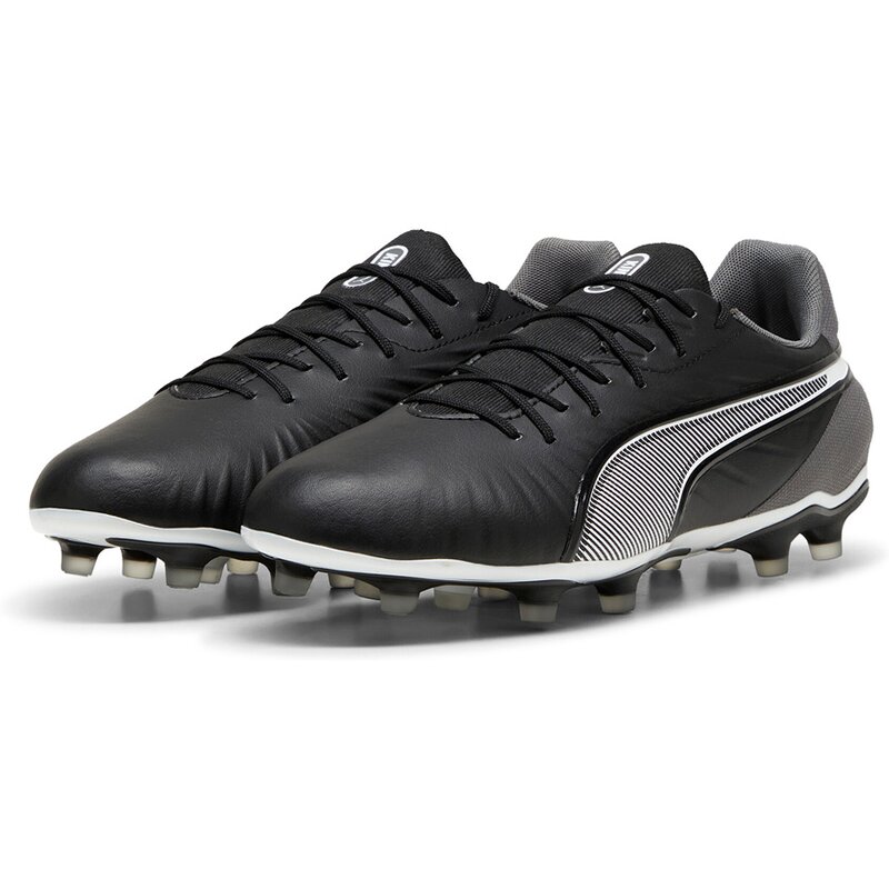 Футбольные бутсы для лужайки King Match FG/AG Puma, цвет puma black-puma white-cool dark gray — фото 3