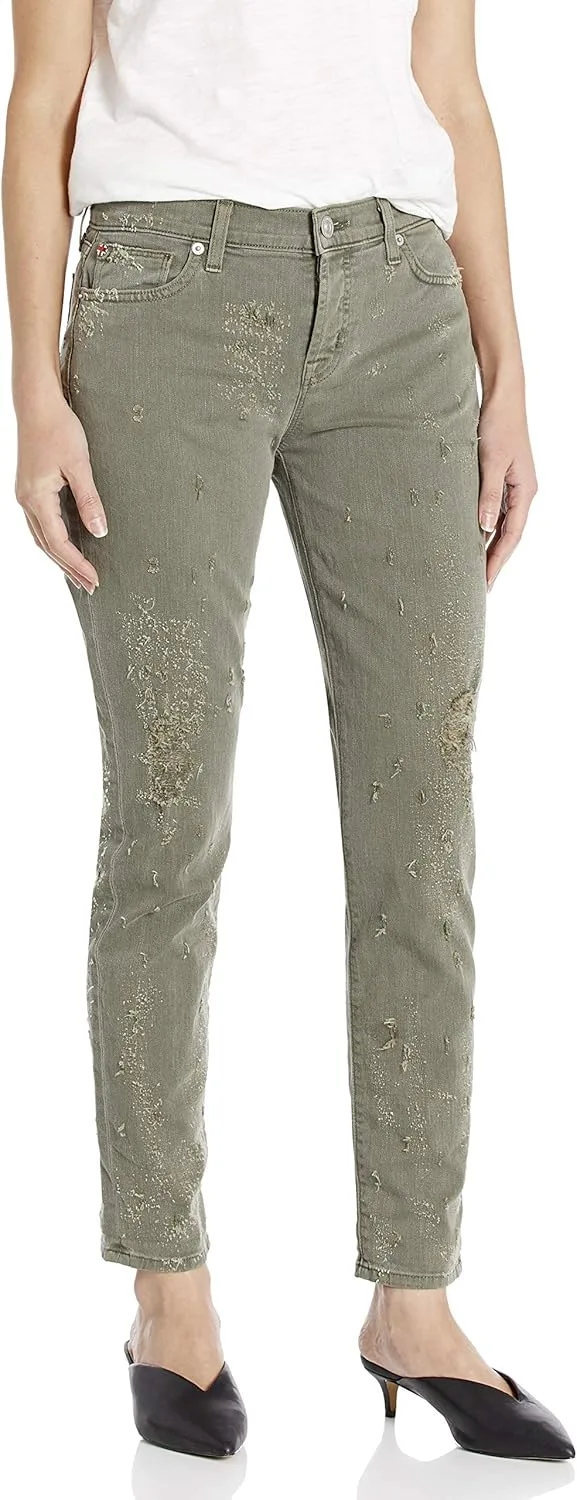 

HUDSON Женские джинсы Riley Crop Relaxed Straight с 5 карманами