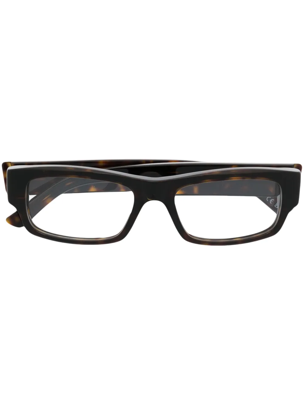 

Очки в квадратной оправе Balenciaga Eyewear, коричневый