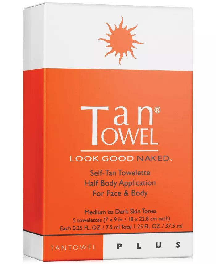 

Салфетка для автозагара Half Body Plus, 5 шт Tantowel
