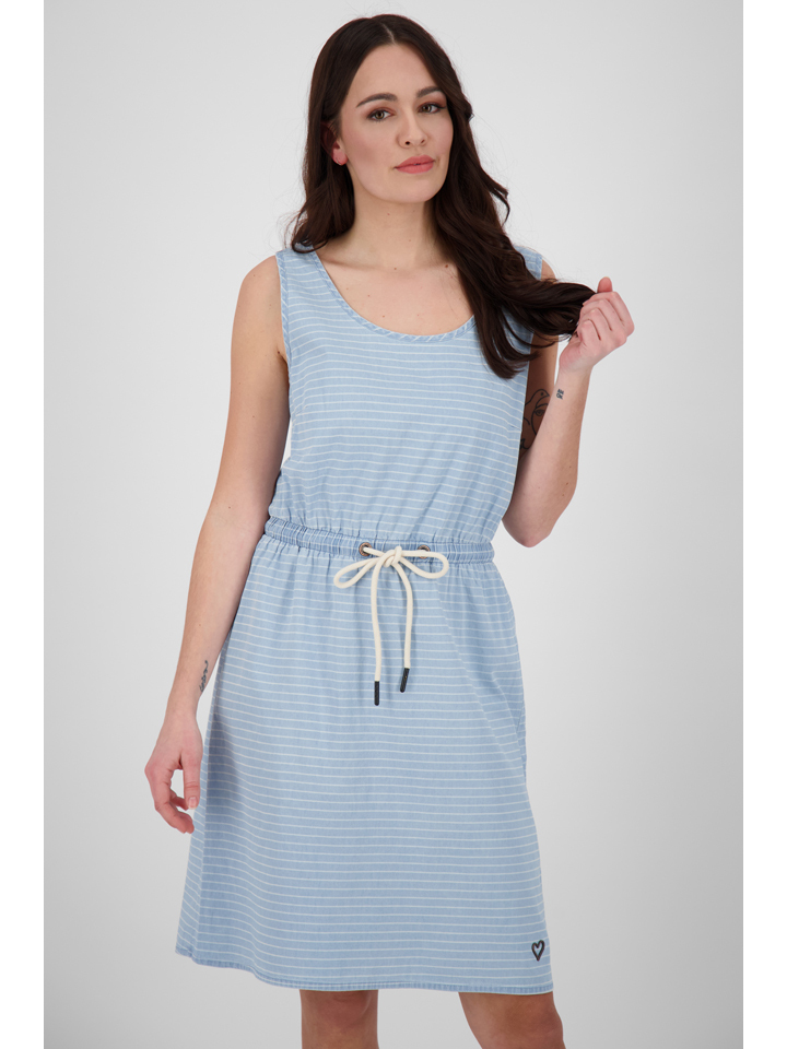 

Платье alife and kickin Jeans Doja, цвет Hellblau/Weiß