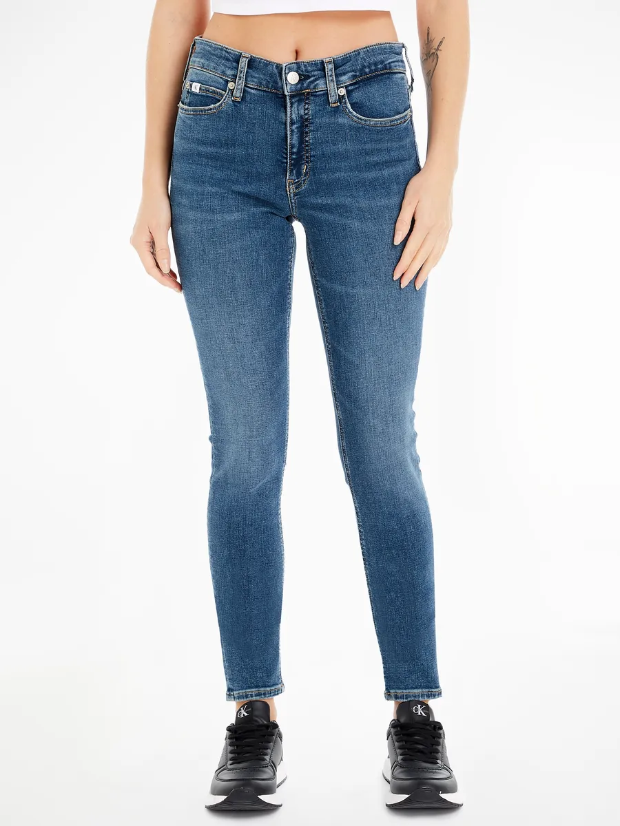 

Джинсы скинни Calvin Klein Jeans "MID RISE SKINNY", джинсовый