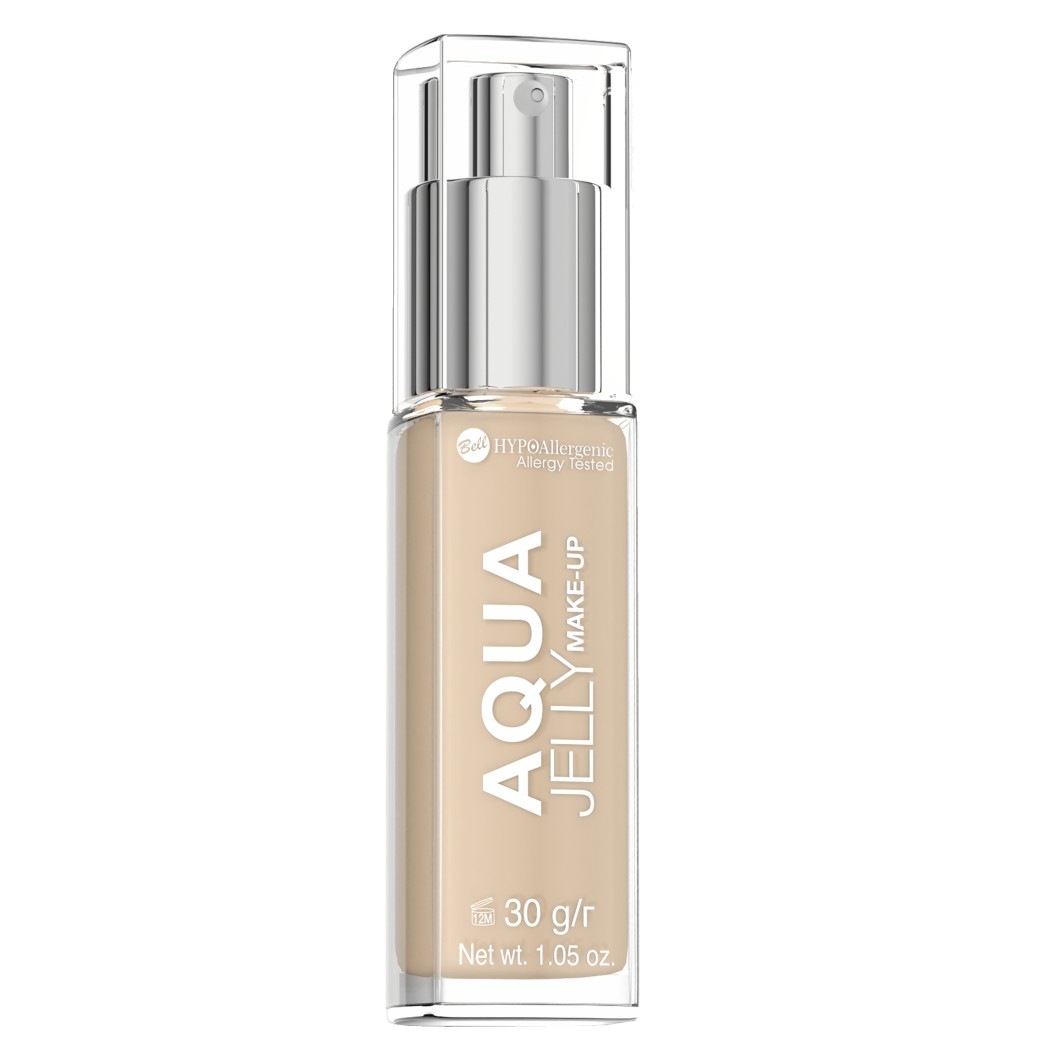 

Тональный крем для лица aqua jelly make - up Bell Hypo Allergenic, nr. 04 - golden beige, вес 37 гр.