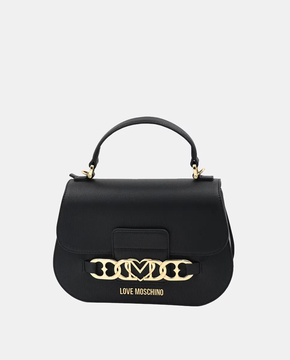 

Сумка через плечо среднего размера, круглая, с клапаном Love Moschino