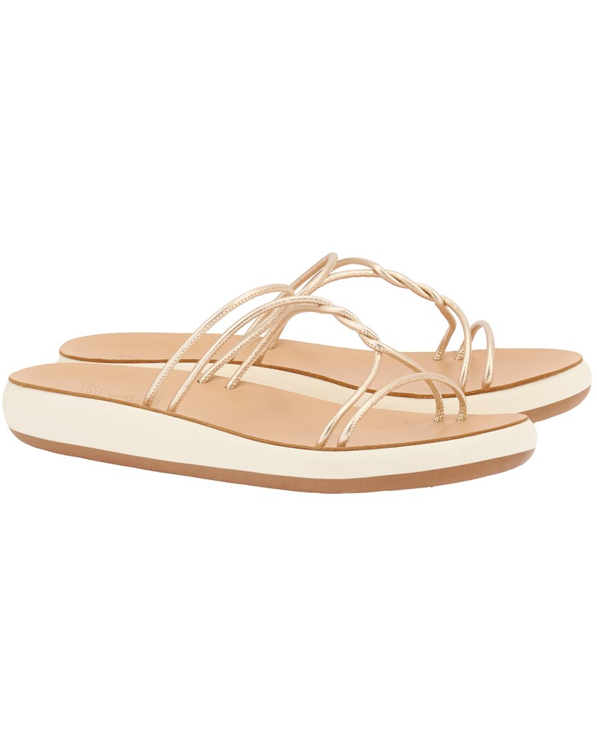 Древнегреческие сандалии Leftheri Комфортные сандалии Ancient Greek Sandals, платиновый