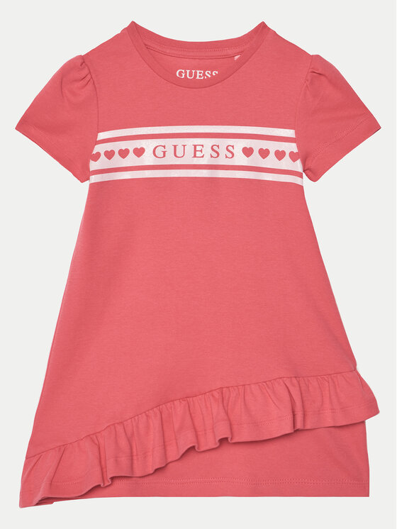 

Платье на каждый день, стандартного кроя Guess, розовый