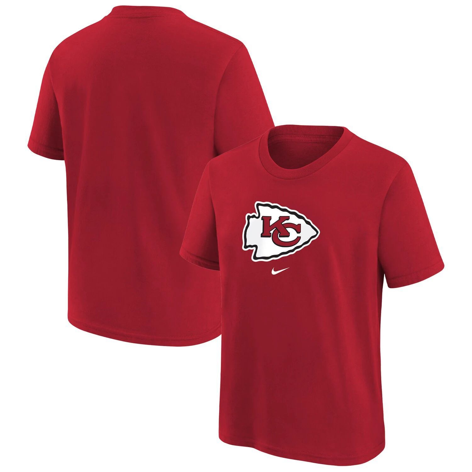 Красная футболка Nike Kansas City Chiefs Team для дошкольников с надписью Nike