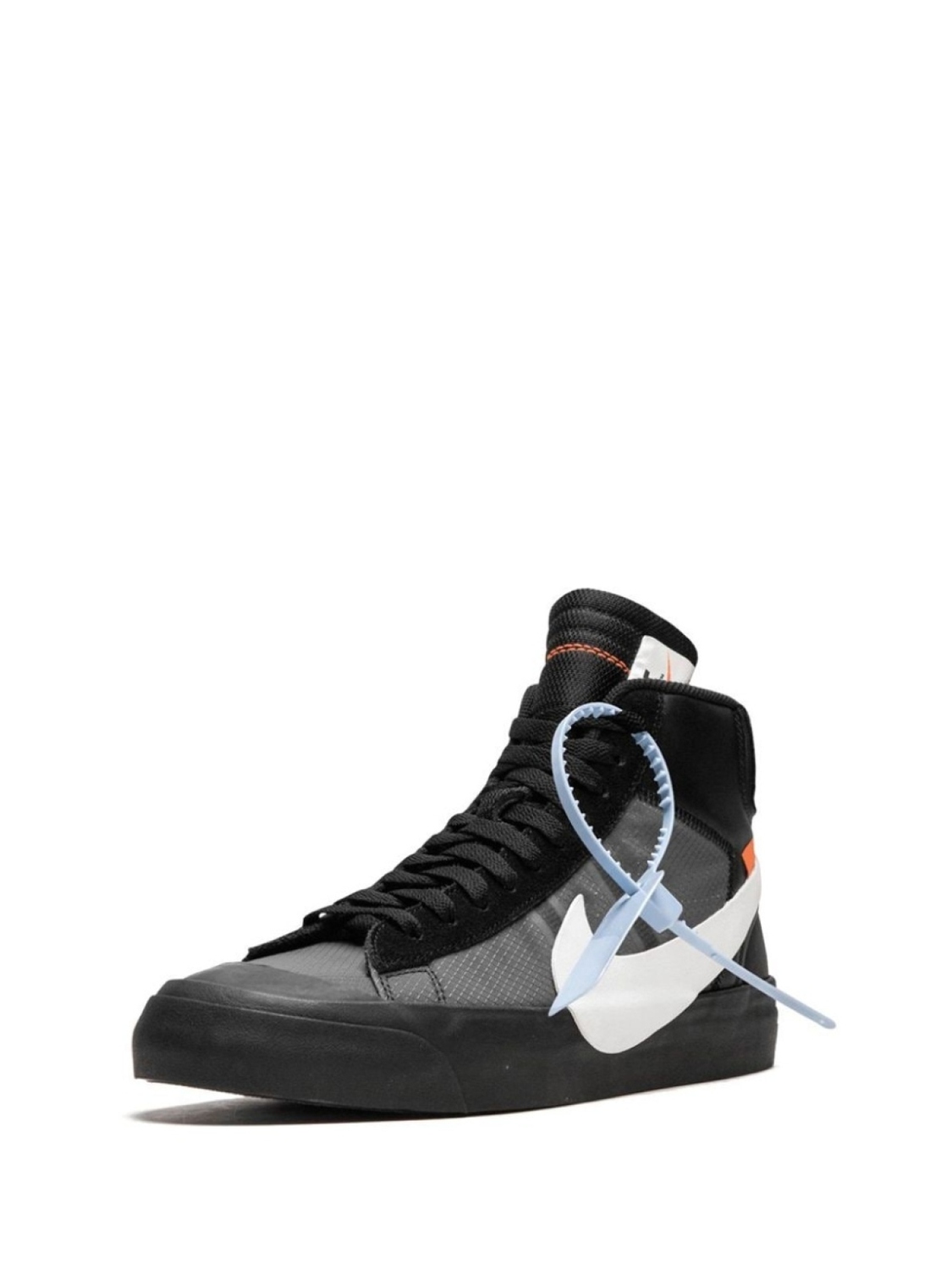 Кроссовки Blazer Mid Nike X Off-White, черный — фото 4