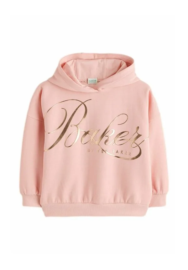 Худи стандартного кроя с металлизированным логотипом Baker By Ted Baker, Pink