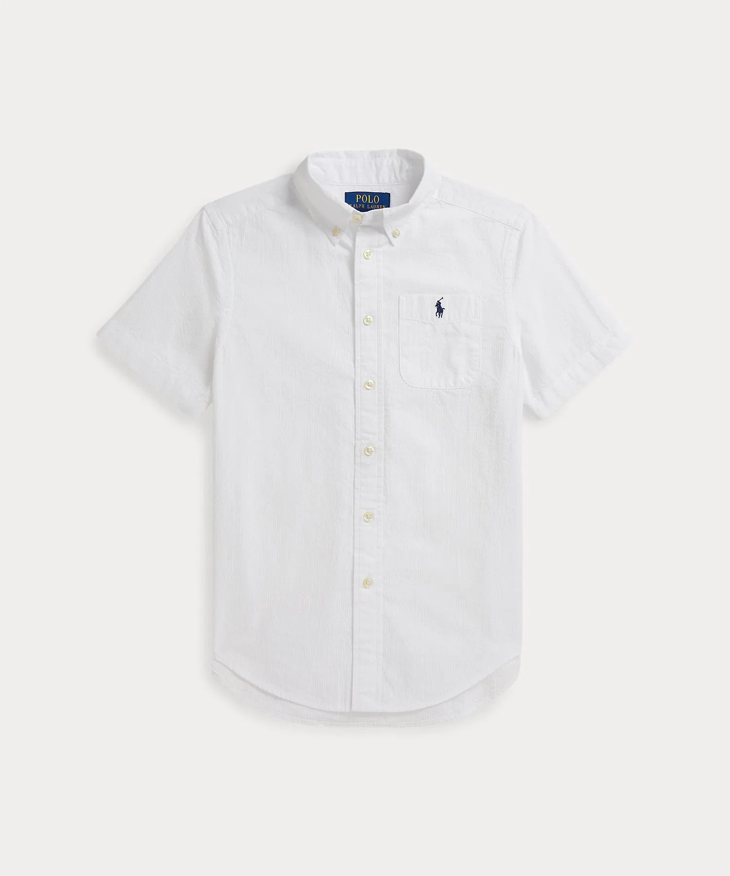 Детская рубашка POLO RALPH LAUREN CHILDRENSWEAR с коротким рукавом
