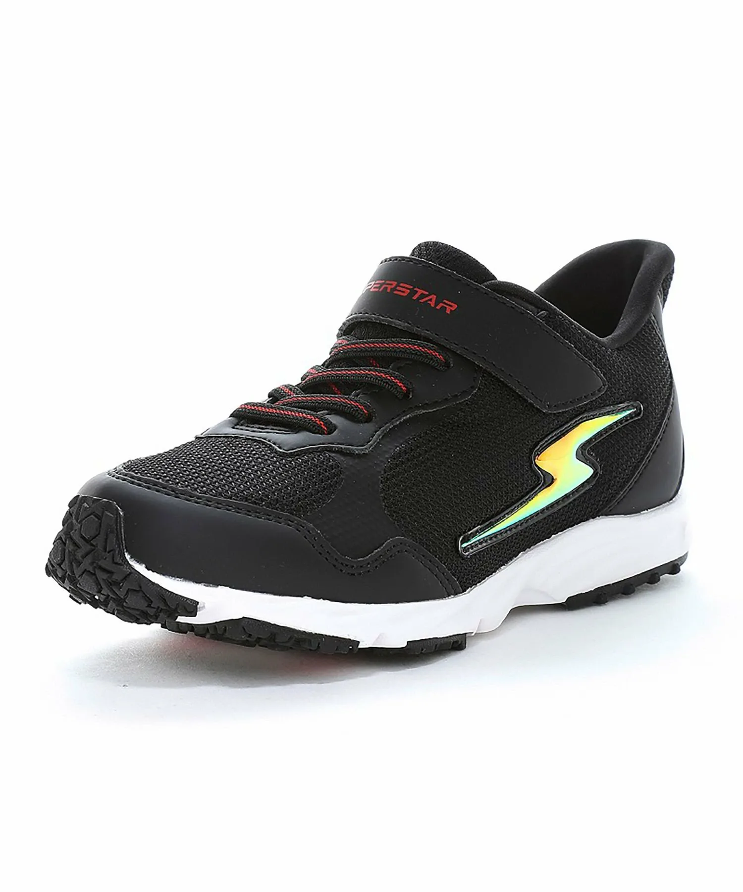 Детские кроссовки MoonStar SS J1245 черного цвета Superstar, black
