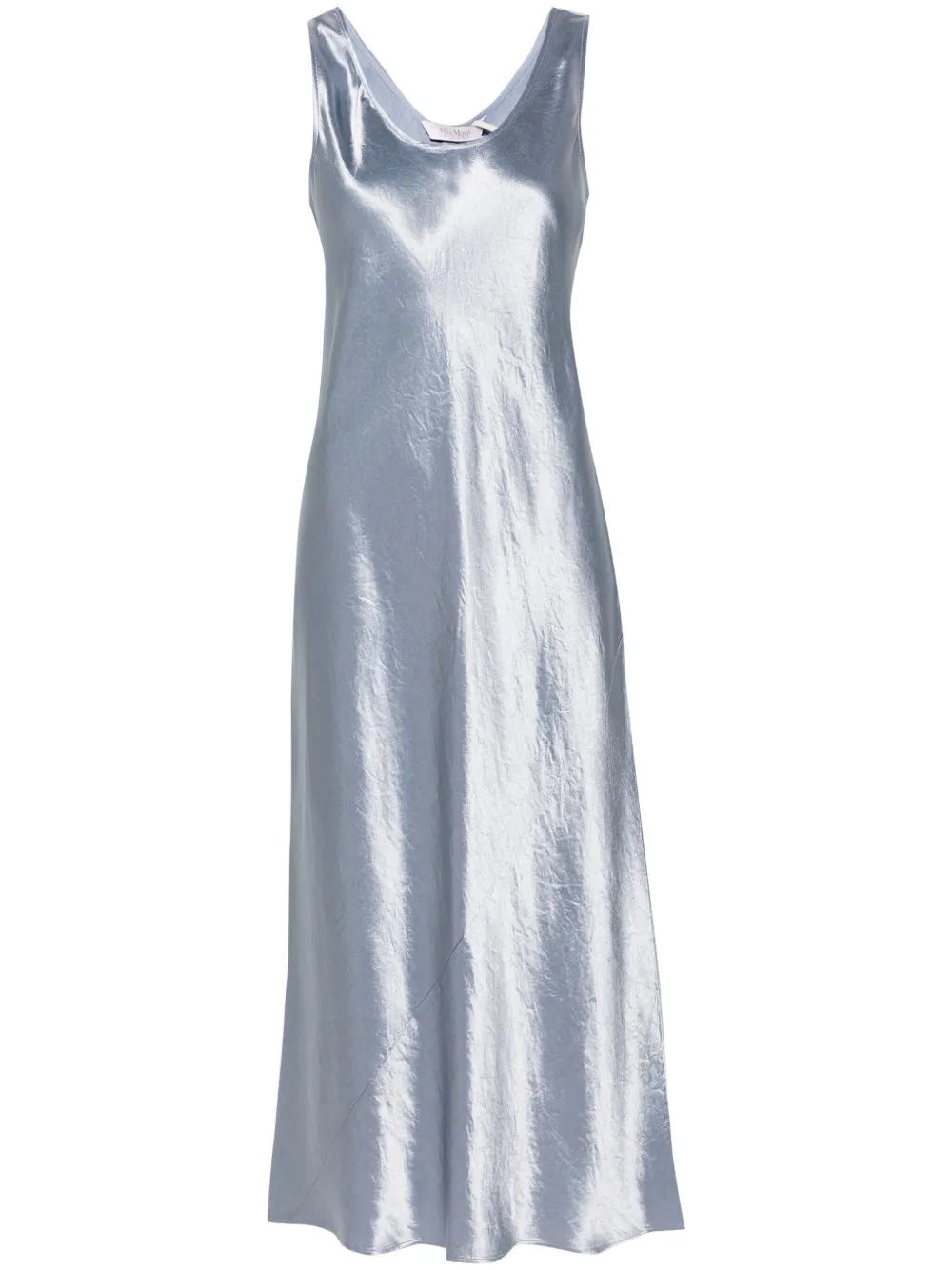

Атласное платье миди Talete MAX MARA, синий