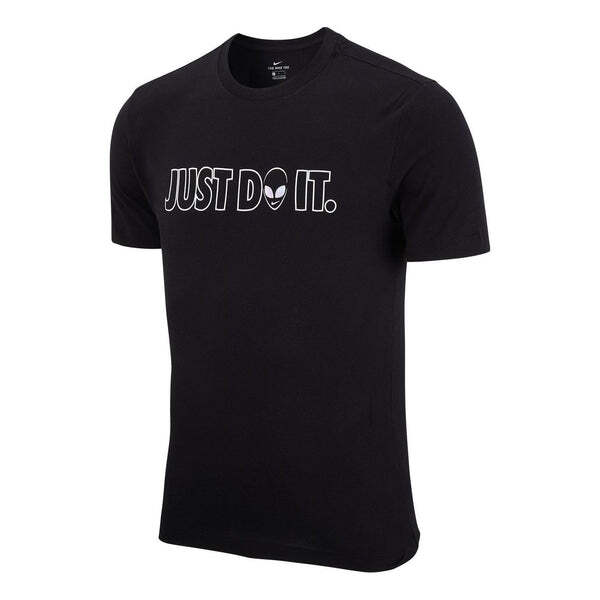 

Футболка Nike Just Do It outline logo T-shirt 'Black', черный