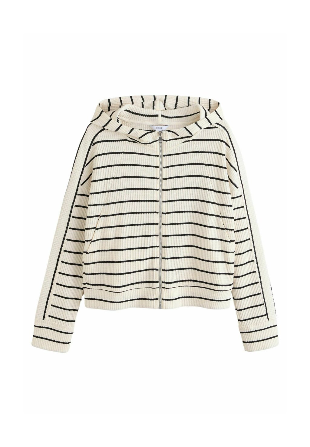 

Кардиган REGULAR FIT-TEXTURED WAFFLE ZIP THROUGH Next, черный