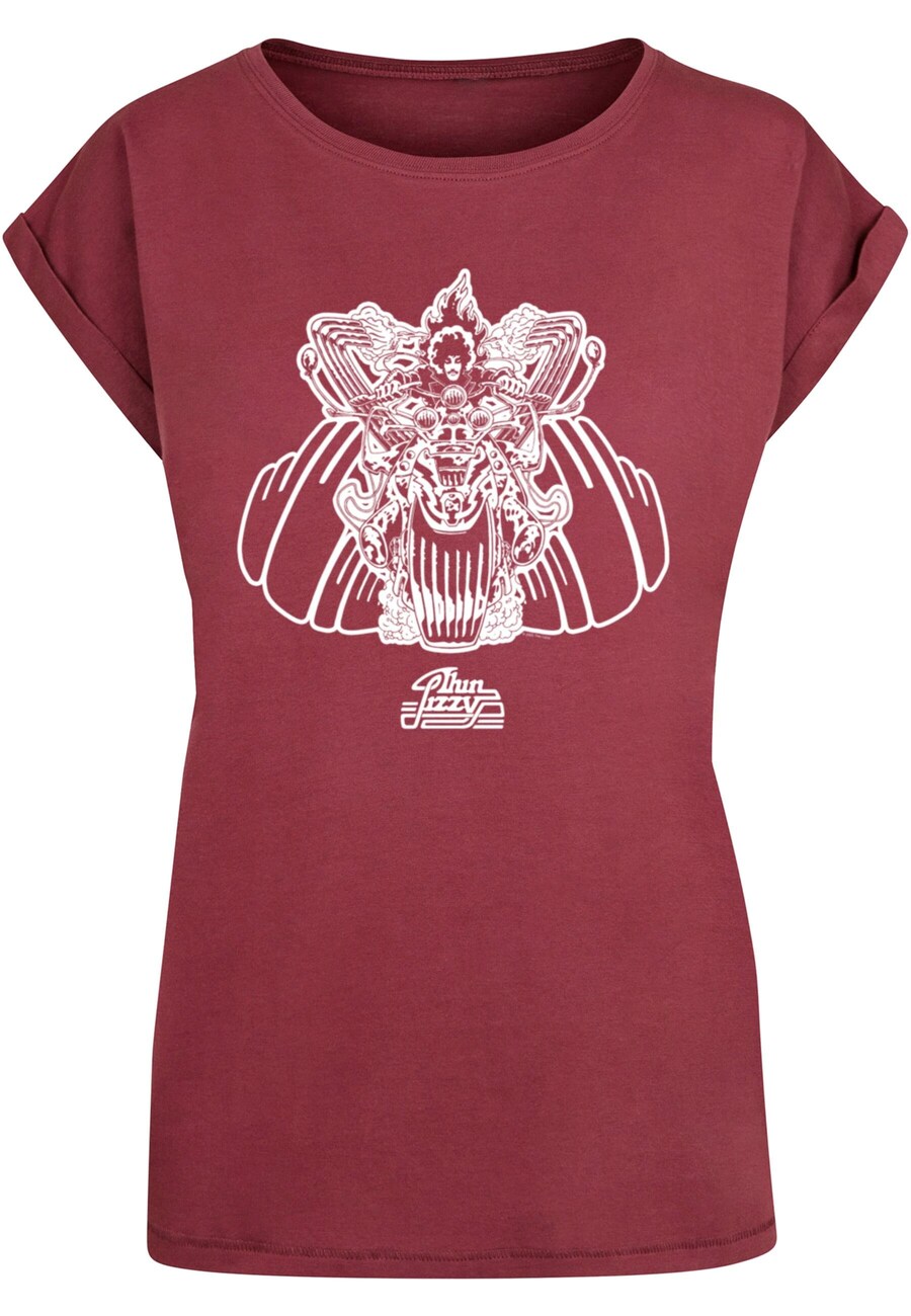 

Футболка Merchcode Shirt Thin Lizzy - Rocker, цвет cherry red
