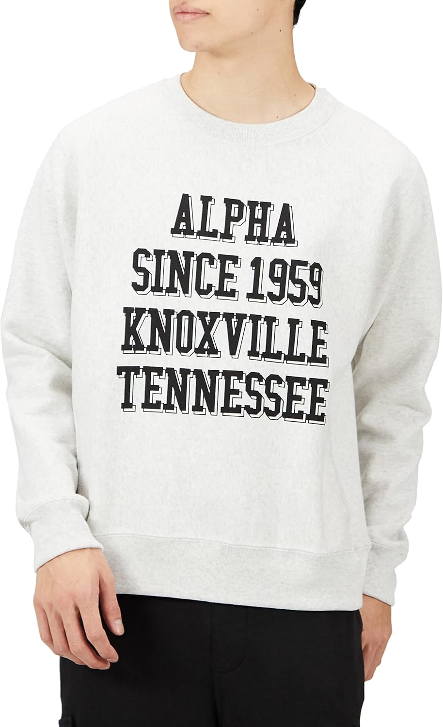 

Мужская винтажная толстовка с круглым вырезом Alpha Industries, выпущенная в 1959 году (TC1558) Alpha Industries Inc, серый