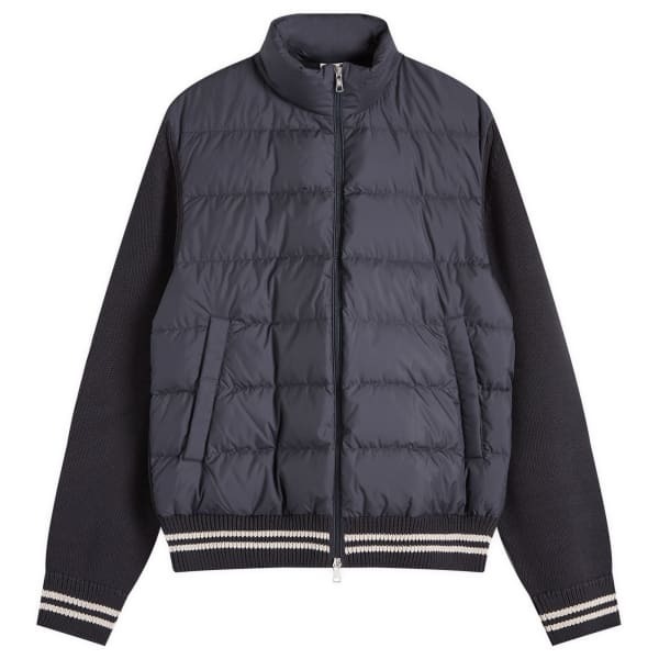 

Куртка-Кардиган из хлопкового пуха Moncler, синий