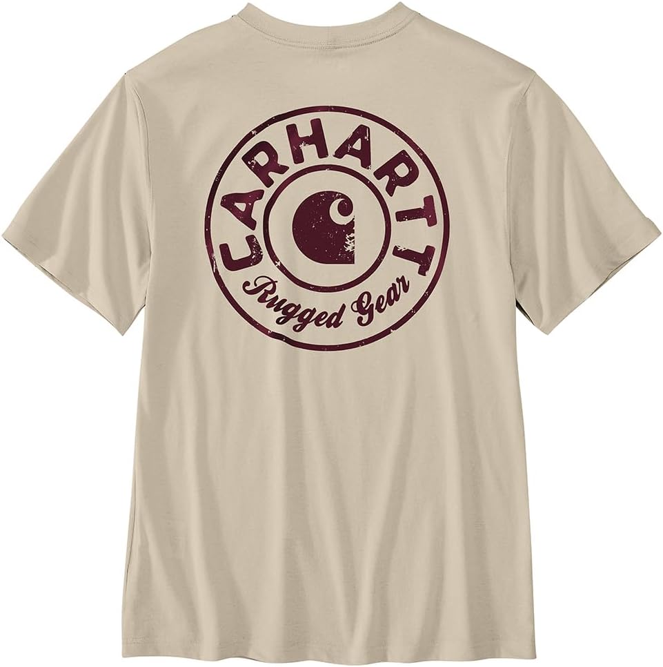 

Мужская футболка Carhartt 107531 свободного кроя с короткими рукавами и заклепочным принтом, Oat Milk, Белый, Мужская футболка Carhartt 107531 свободного кроя с короткими рукавами и заклепочным принтом, Oat Milk