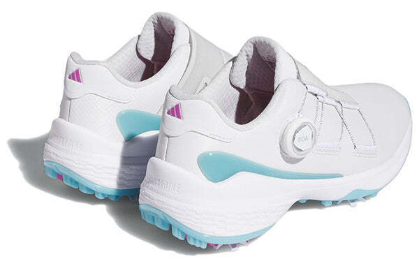 Кроссовки (WMNS) Adidas ZG23 BOA Lightstrike Golf Shoes 'White Preloved Blue', серый — фото 4