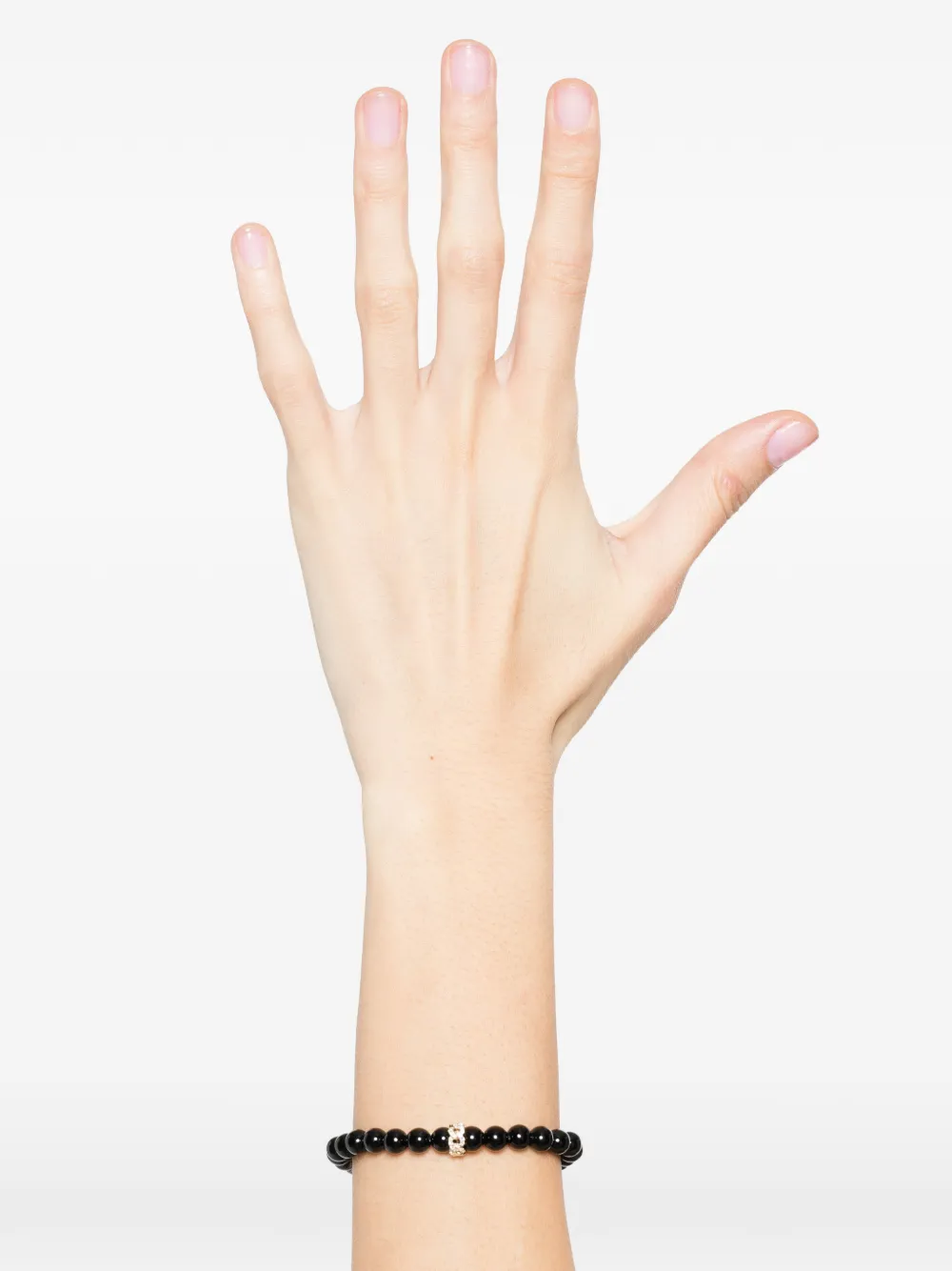 

Браслет с бриллиантами и ониксом Sydney Evan, черный