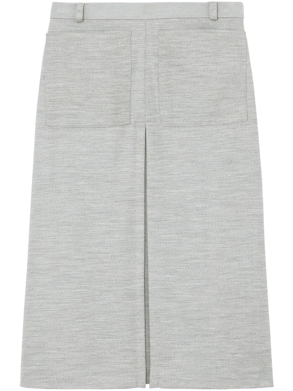 

Юбка со складками BURBERRY, серый