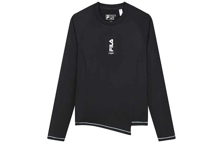 

Футболка женская, цвет черный как смоль Fila