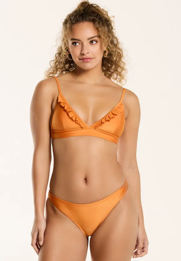 

Бикини с фиксированным треугольным вырезом и оборками Shiwi, Desert Orange, Коричневый, Бикини с фиксированным треугольным вырезом и оборками Shiwi, Desert Orange