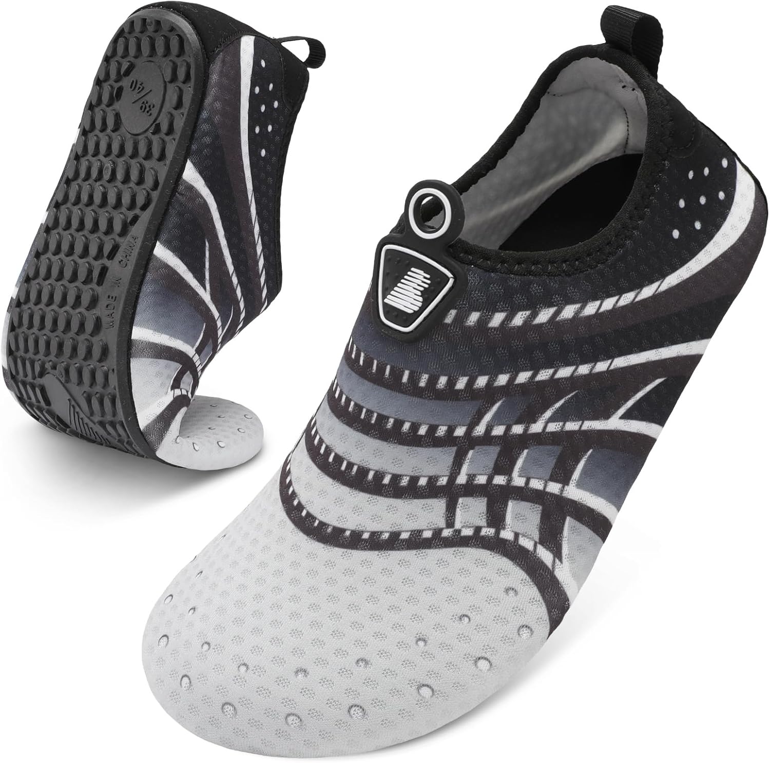 

Быстросохнущие водные спортивные кроссовки для плавания BARERUN (унисекс), серый