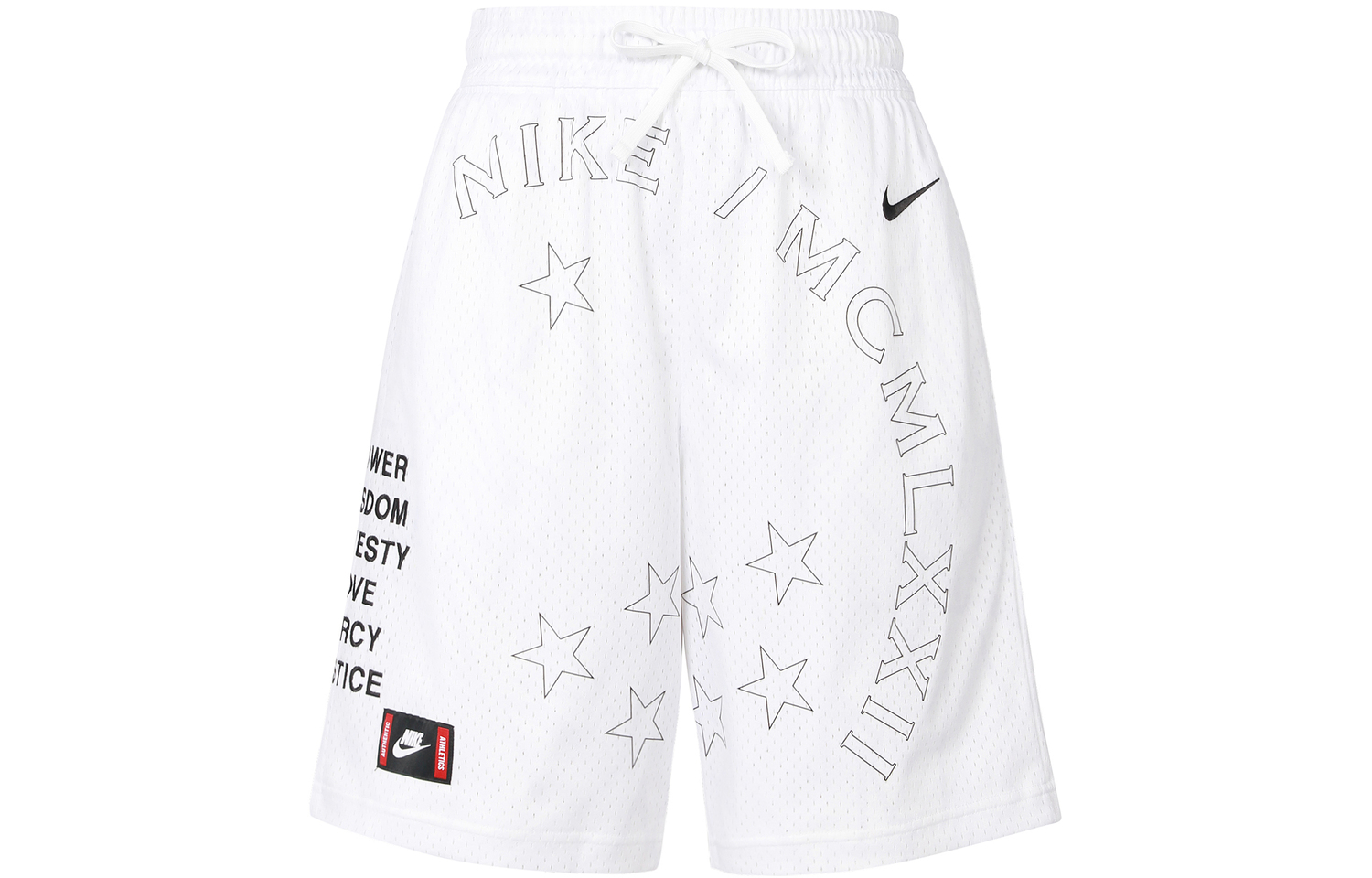 Повседневные шорты мужские белые Nike, белый
