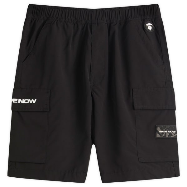 

Aape теперь предлагает свободные шорты-карго Aape By A Bathing Ape, черный