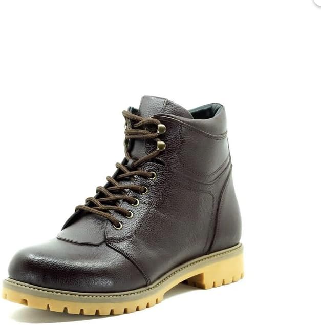 

Мужские большие коричневые кожаные повседневные ботинки DALGALA, ручная работа, шнуровка, удобные ботинки