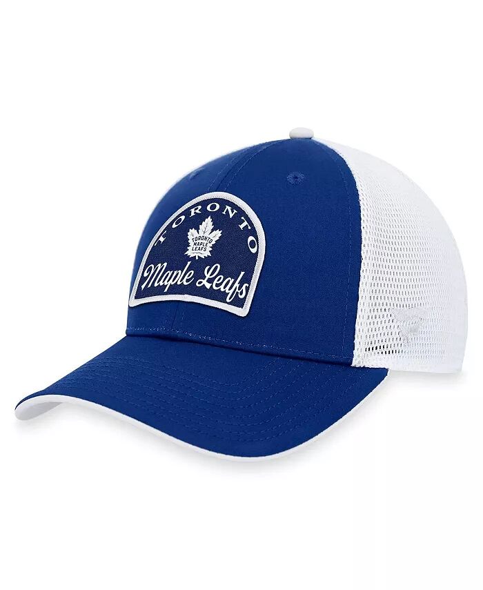 

Мужская сине-белая регулируемая кепка Toronto Maple Leafs Fundamental Fanatics