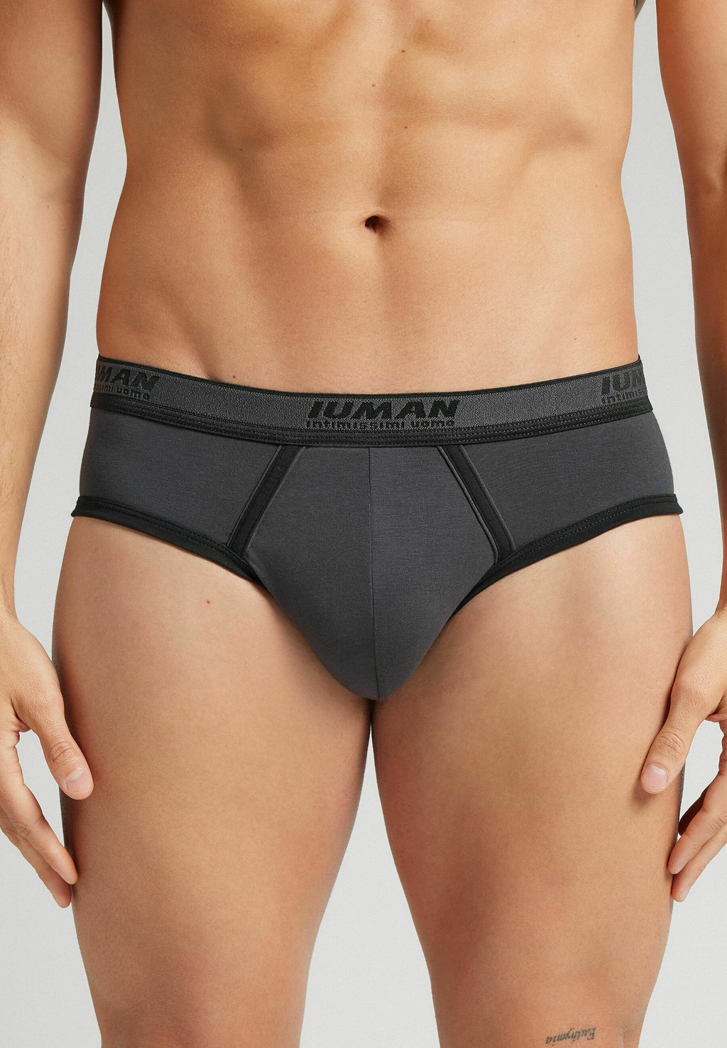 

Трусы IUMAN Intimissimi Uomo, металлик черный