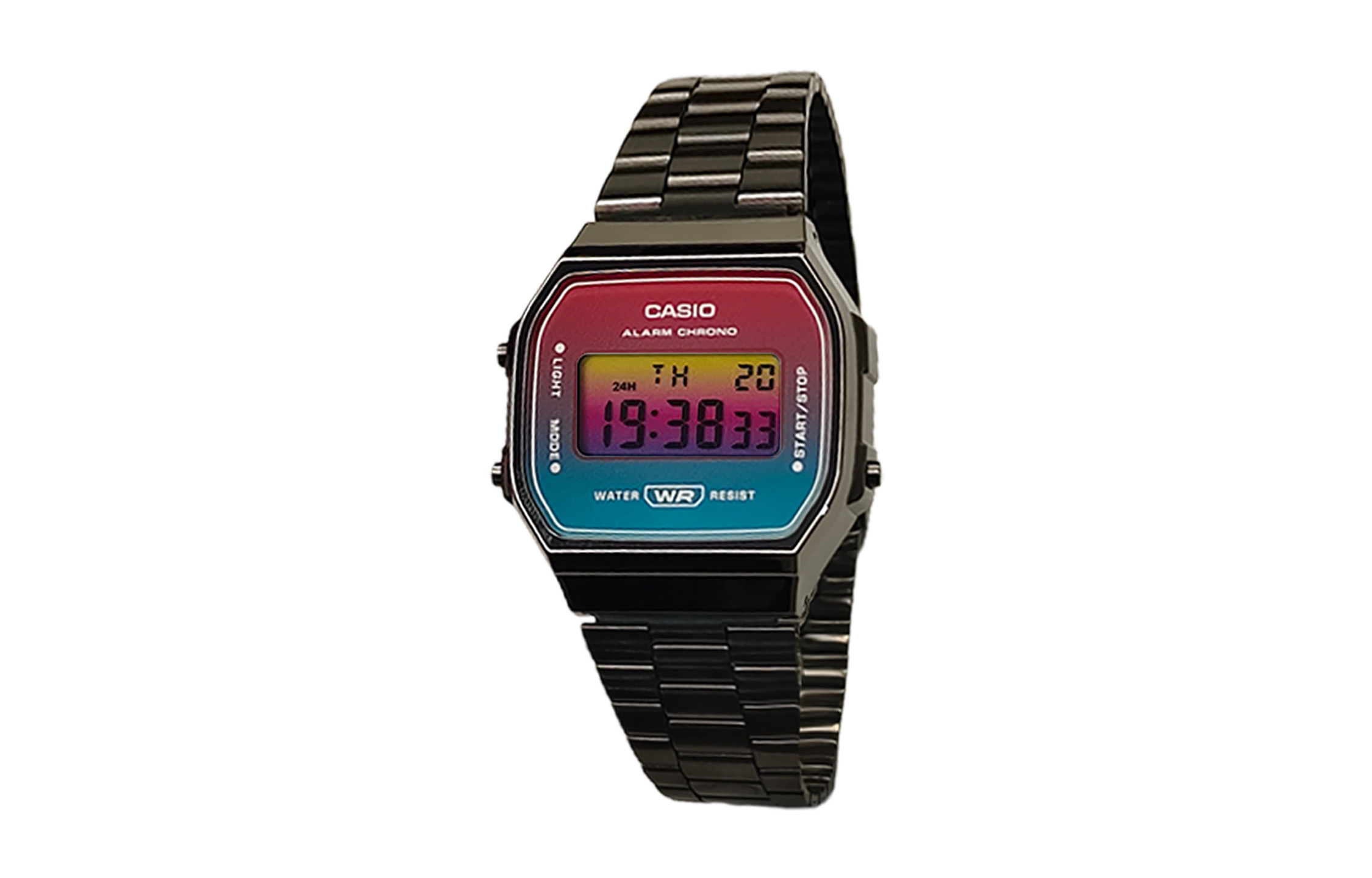 

CASIO Часы Retrofit Series Quartz Movement Stainless Steel Ion Plated Strap Watch Men's Watch Multicolor Watch Dial