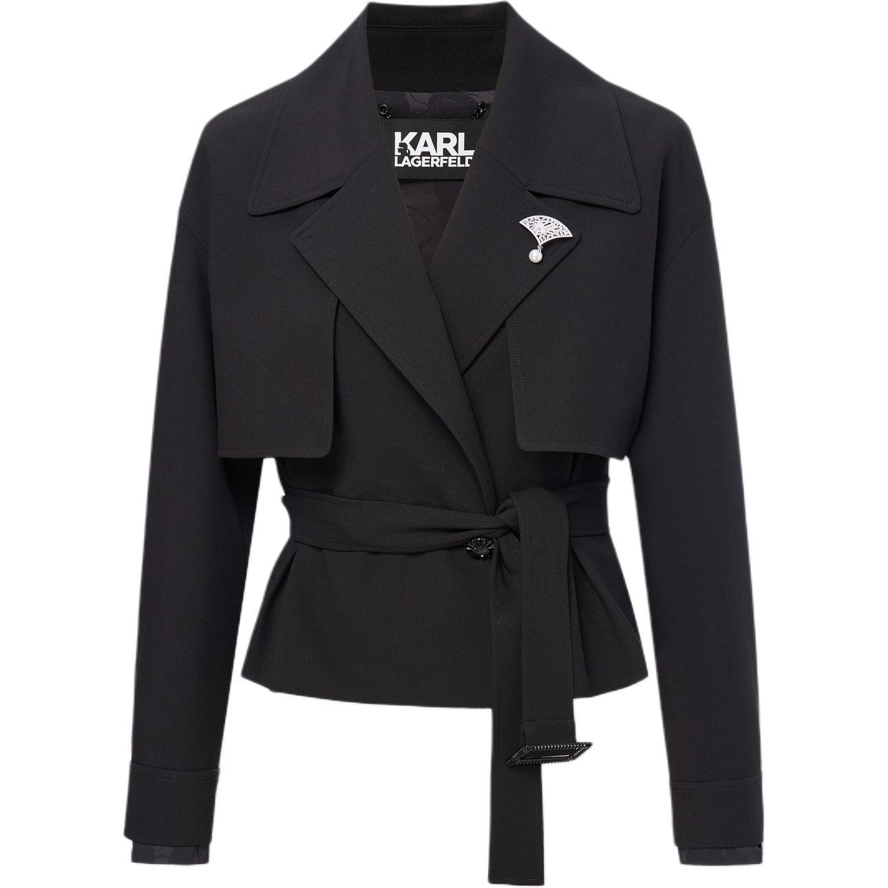 

KARL LAGERFELD SS26 куртка и пальто женские KARL LAGERFELD / Karl Lagerfeld Jeans, черный