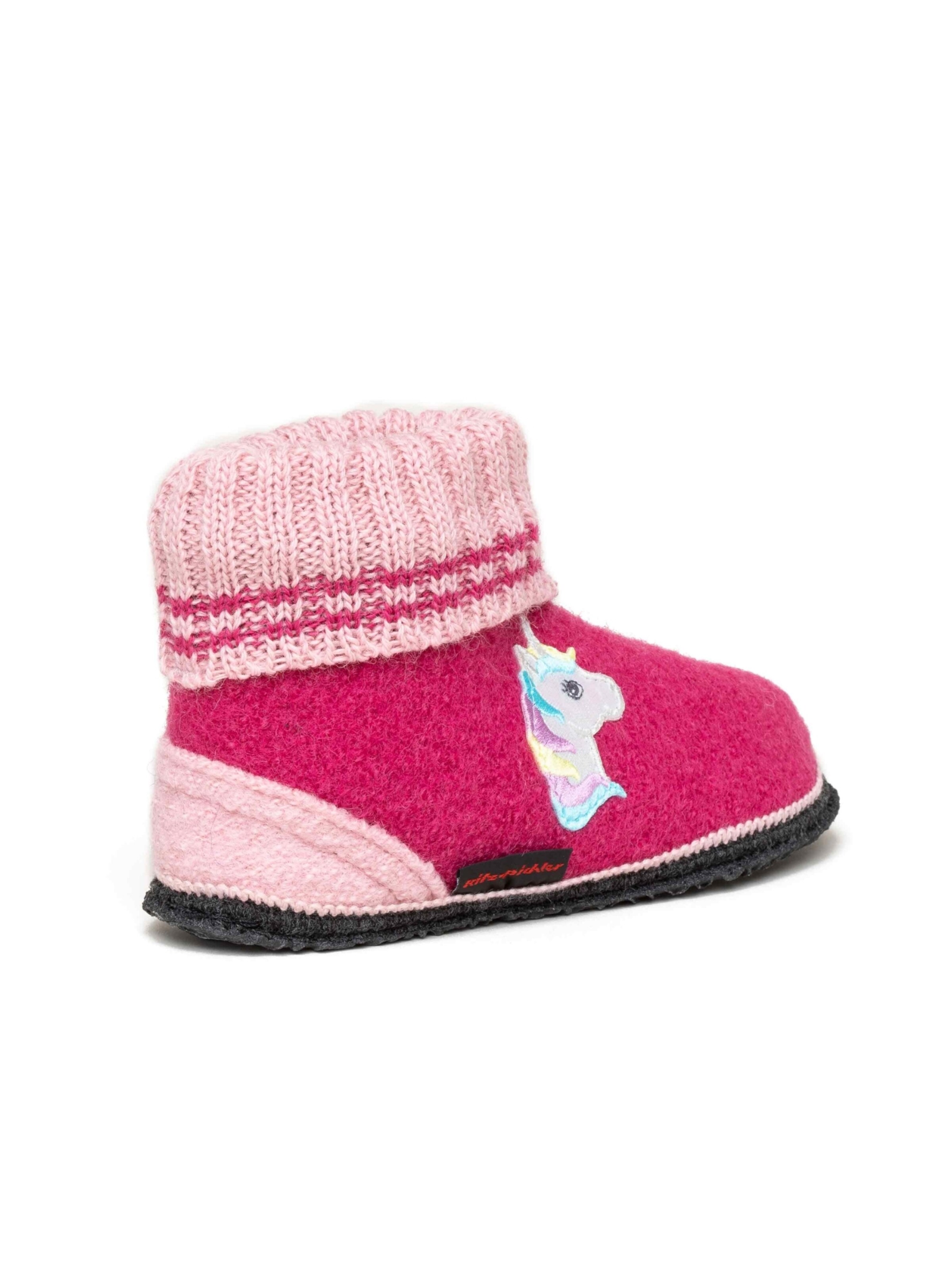 Kitz-pichler Тапочки 'Hüttenschuhe LM Kauns Einhorn' в розовом цвете — фото 4