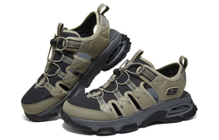 Сандалии Пляжные сандалии Мужские Коричневато-коричневые Skechers — фото 4