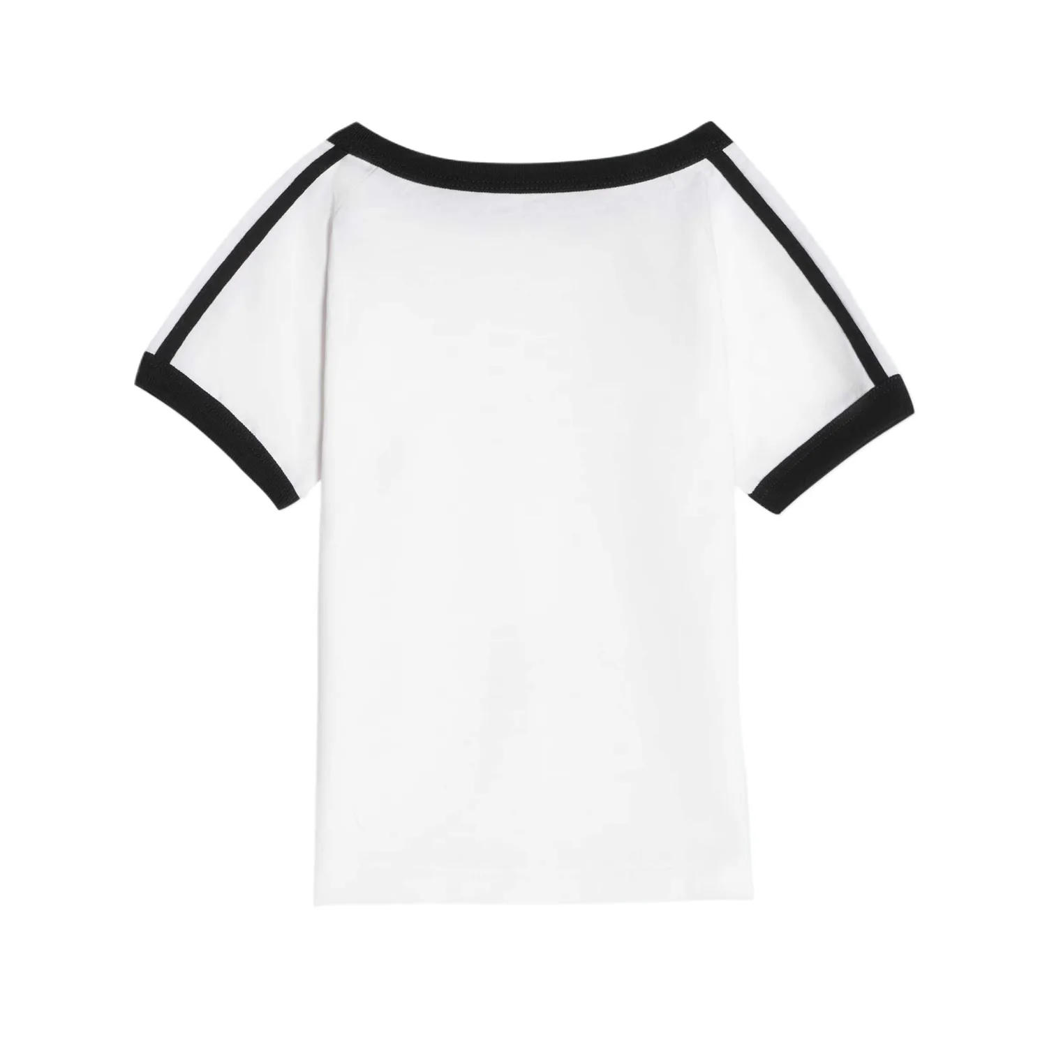 Футболка для детей Crew Neck Moderate Adidas, белый/черный — фото 3