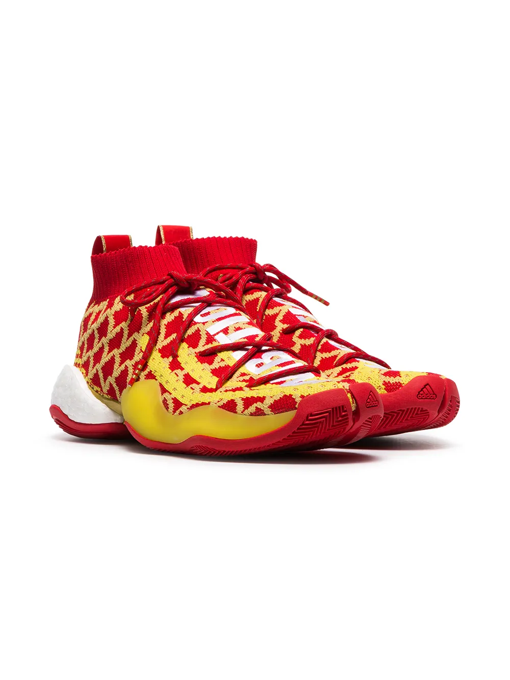 Кроссовки из коллаборации с Pharell Williams CNY BYW adidas, красный — фото 3