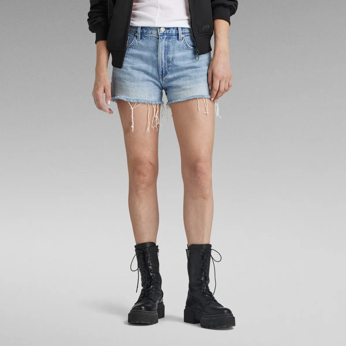 

Шорты G-Star RAW "True Short Raw Edge wmn", цвет Sun Faded Cloudburst