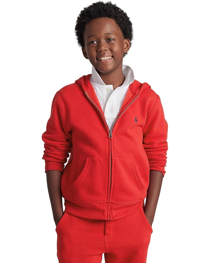 Худи Polo Ralph Lauren Kids Cotton-Blend-Fleece Hoodie, цвет RL 2000 Red — фото 4