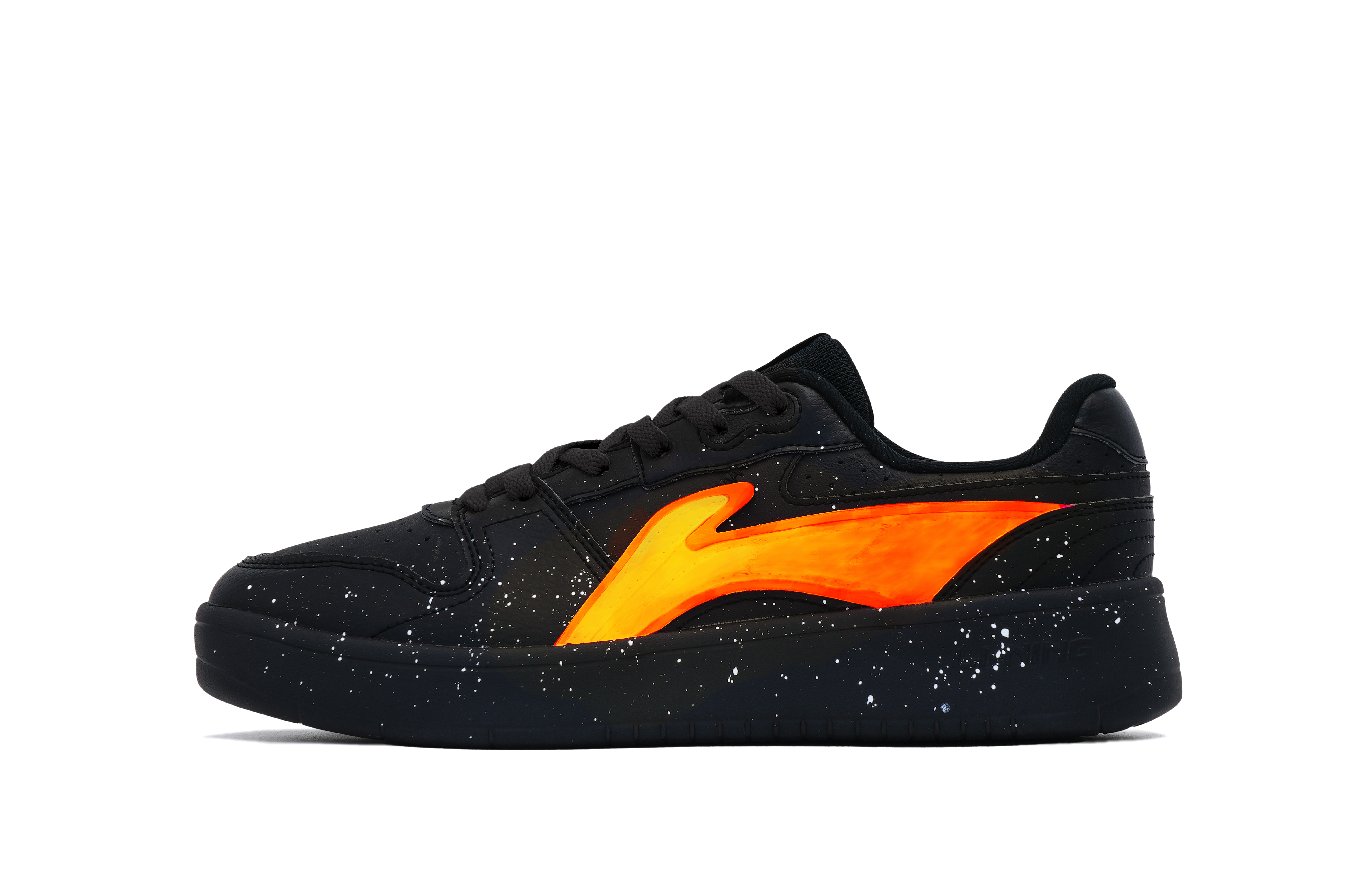 

LINING Кроссовки для скейтбординга Yuanbao V2 с противоскользящим эффектом, увеличивающие рост, мужские, оранжево-черные