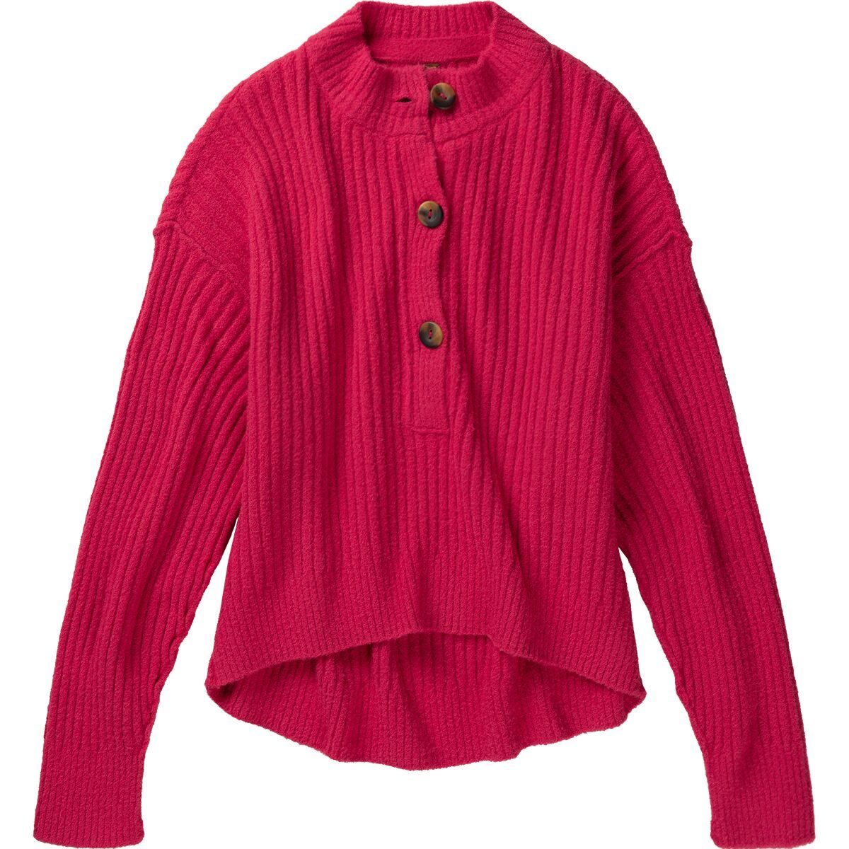 

Какао хенли свитер Free People, розовый