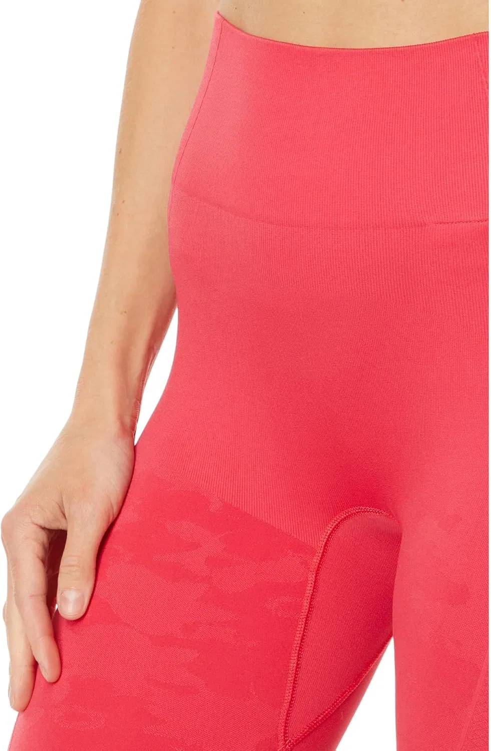 Леггинсы для йоги adidas by Stella McCartney TrueStrength Seamless, розовый — фото 3