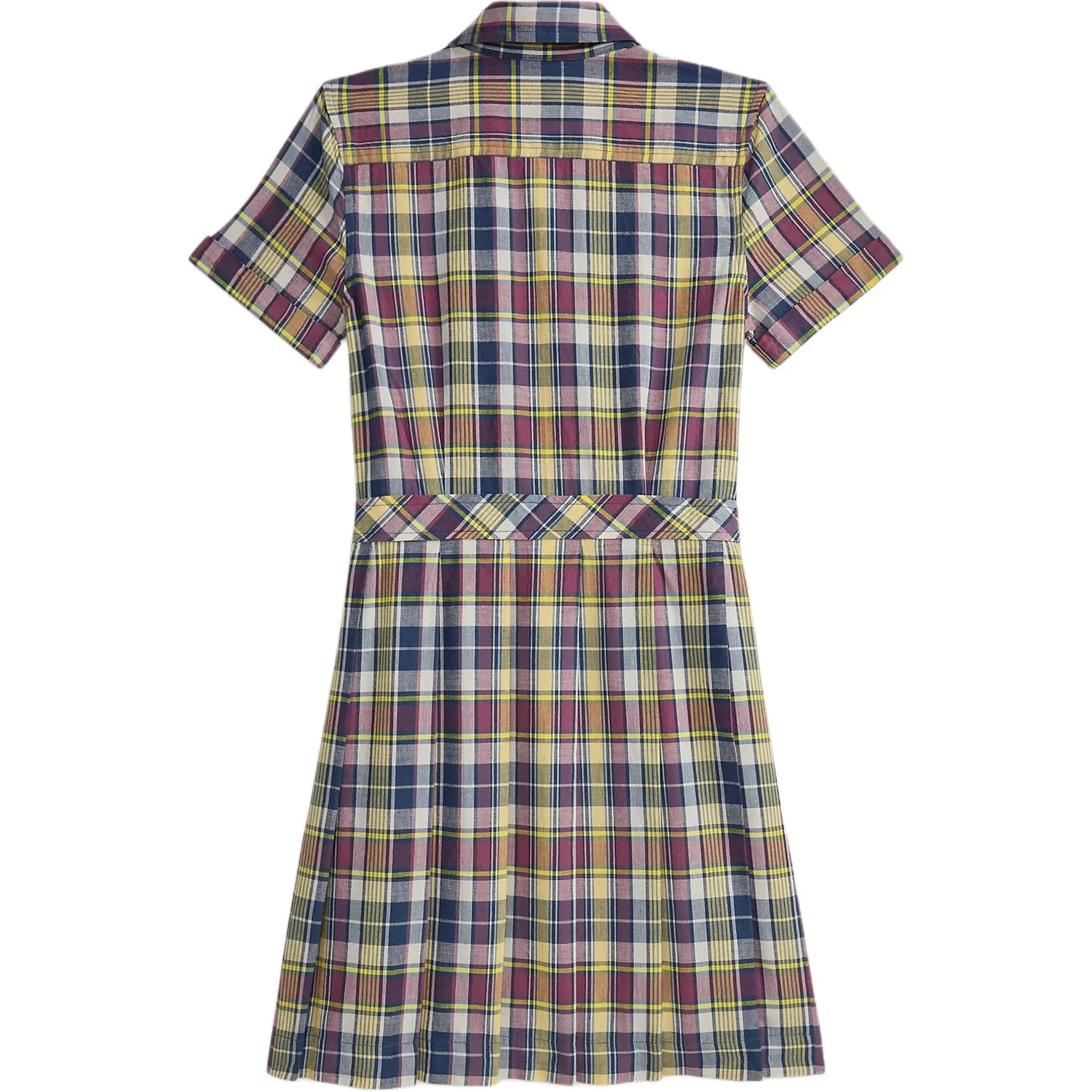 Платье для детей Moderate Mid Length Polo Ralph Lauren, желтый/berry/marine синий — фото 3