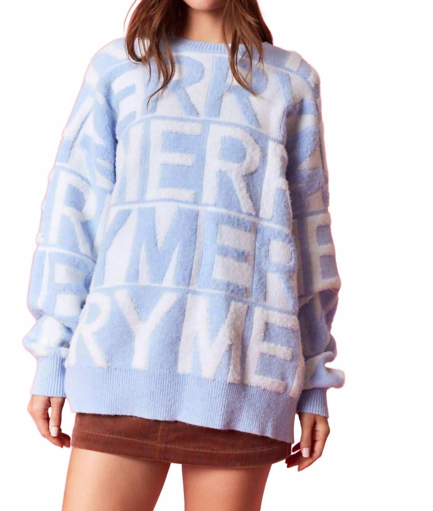 

Peach Love Свитер Powder Merry синего цвета