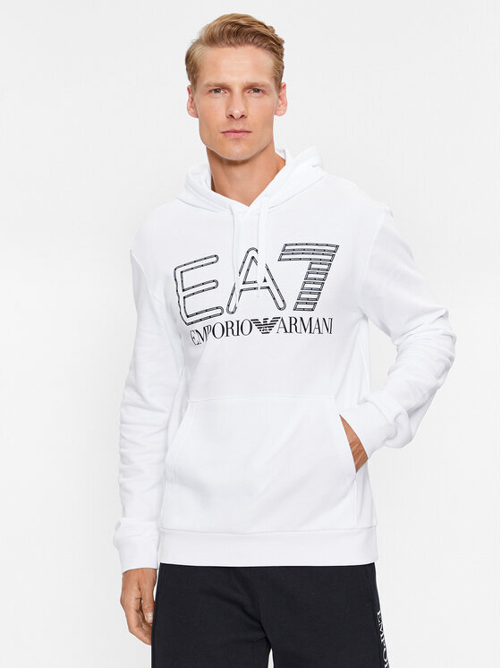 

Толстовка обычного кроя Ea7 Emporio Armani, белый