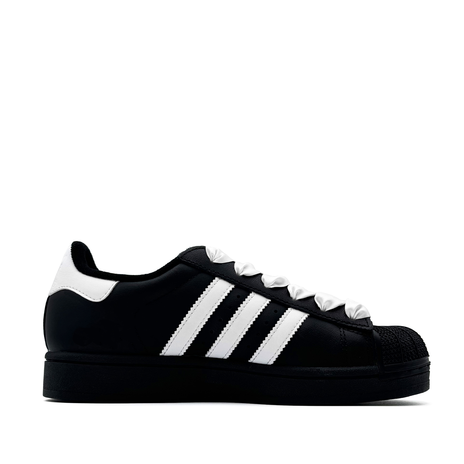 Superstar 2 Cat Paw Slip Resistant Abrasion Resistant Low top детские скейтбординг кроссовки Adidas Originals, черный — фото 3