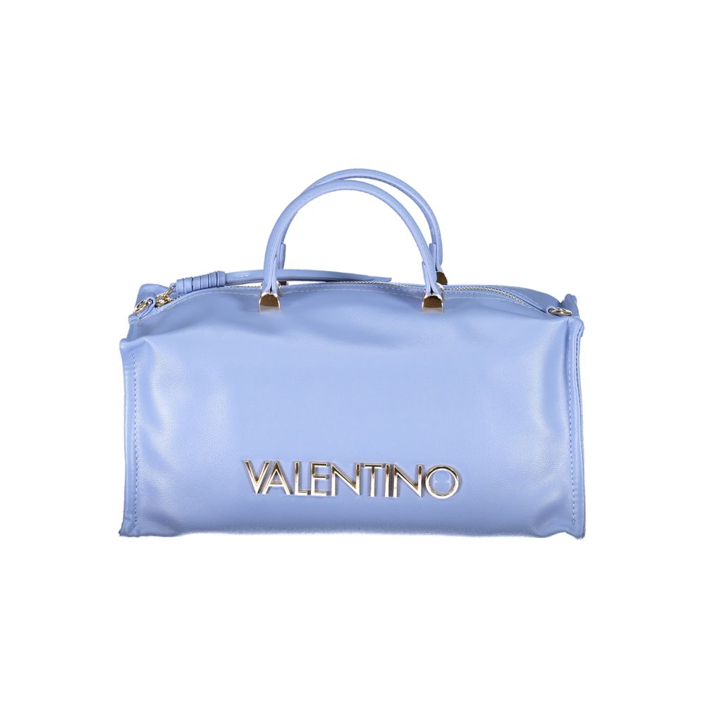 

Женская сумка из полиэтилена светло-синего цвета Valentino Bags