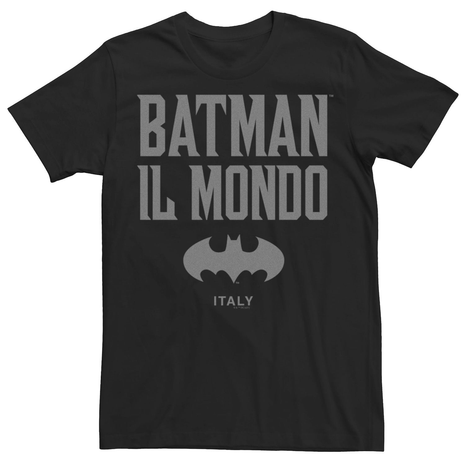 

Мужская футболка с логотипом Batman: Il Mondo Italy Icon Licensed Character